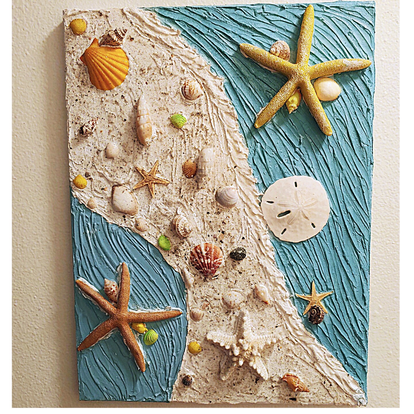 Handpainted Mixed Media Seascape Wall Art | MakerPlace by Michaels