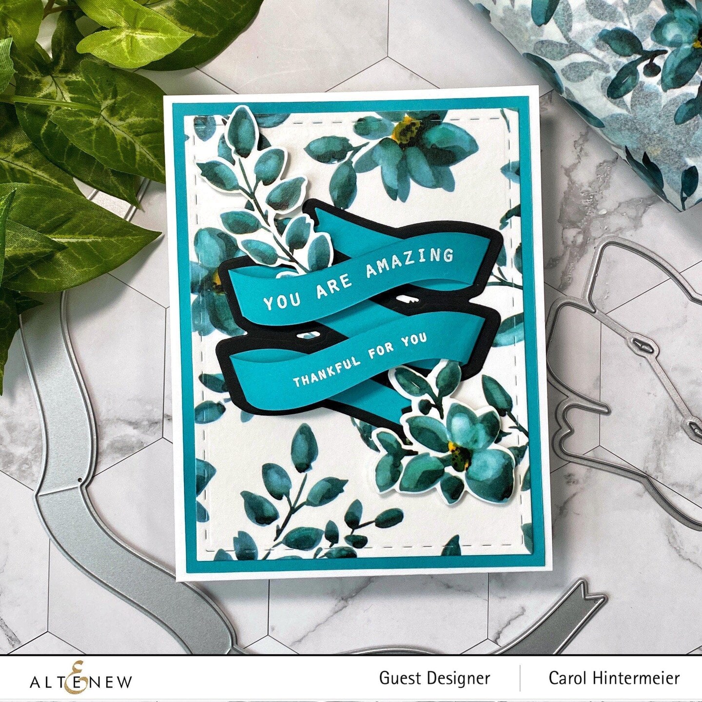 Retired - Teal Shadow Wide Washi Tape