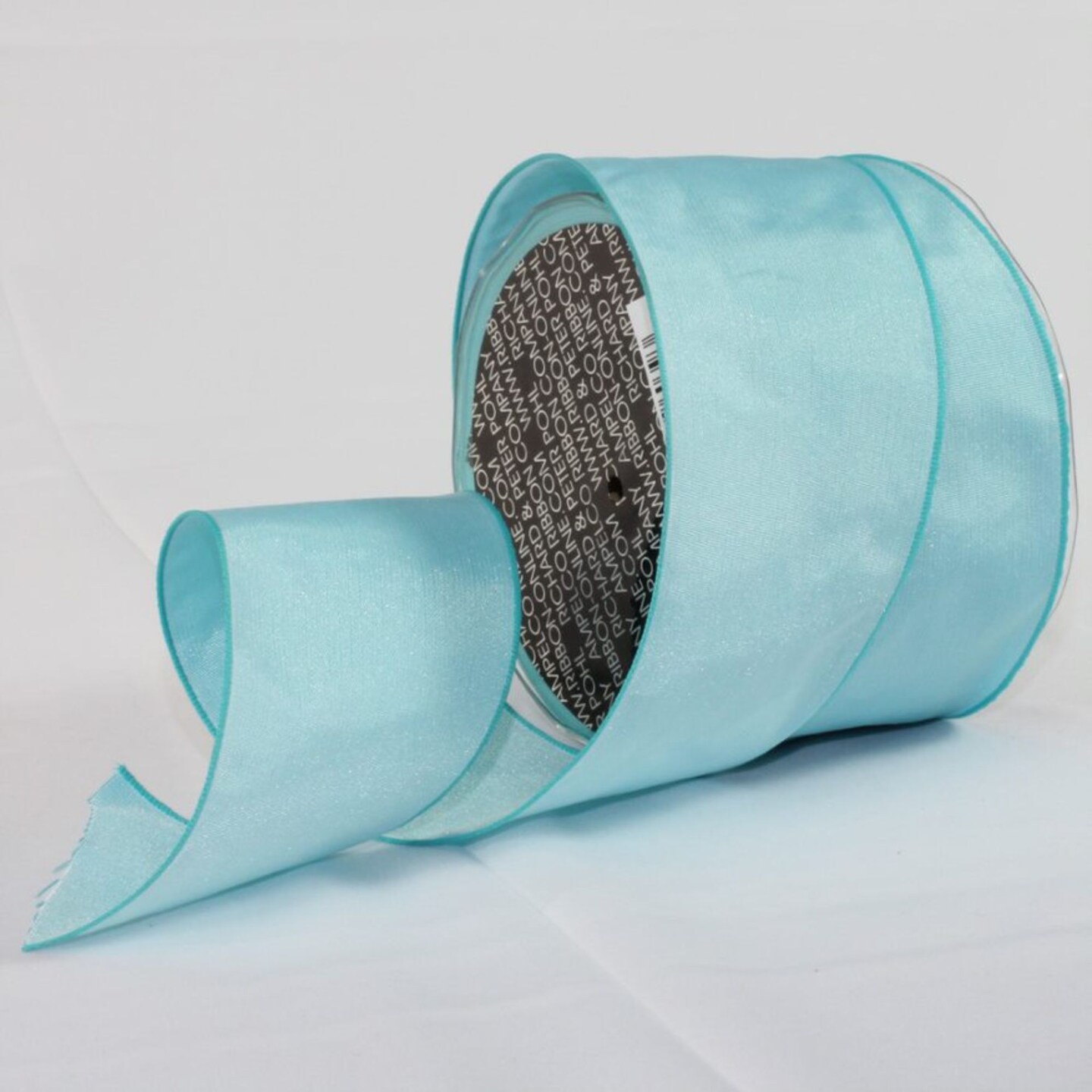 The Ribbon People Turquoise Blue Solid Wired Craft Ribbon 2.5&#x22; x 27 Yards