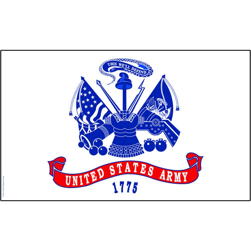 United States Army 1775 Flag with Grommets 3ft x 5ft