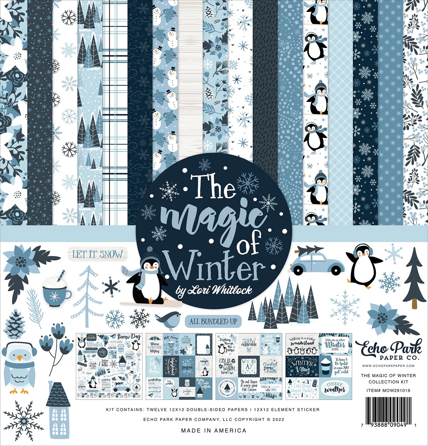 Echo Park Collection Kit 12&#x22;X12&#x22;-The Magic Of Winter