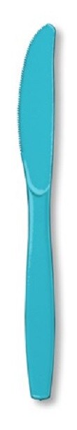 Party Central Reusable Party Knives - 7.5" - Bermuda Blue - Club Pack of 288