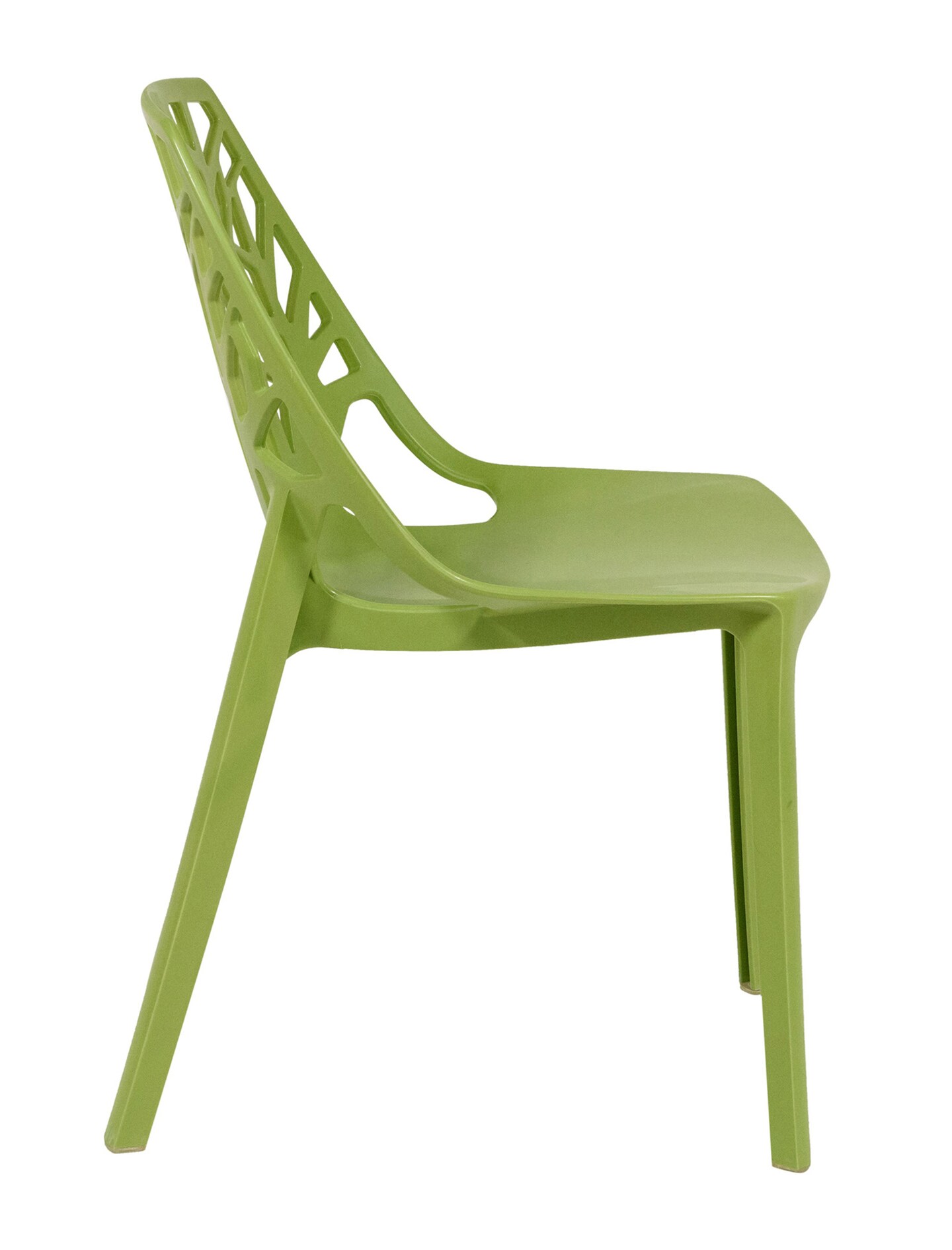 LeisureMod Modern Cornelia Dining Chair, Set of 2