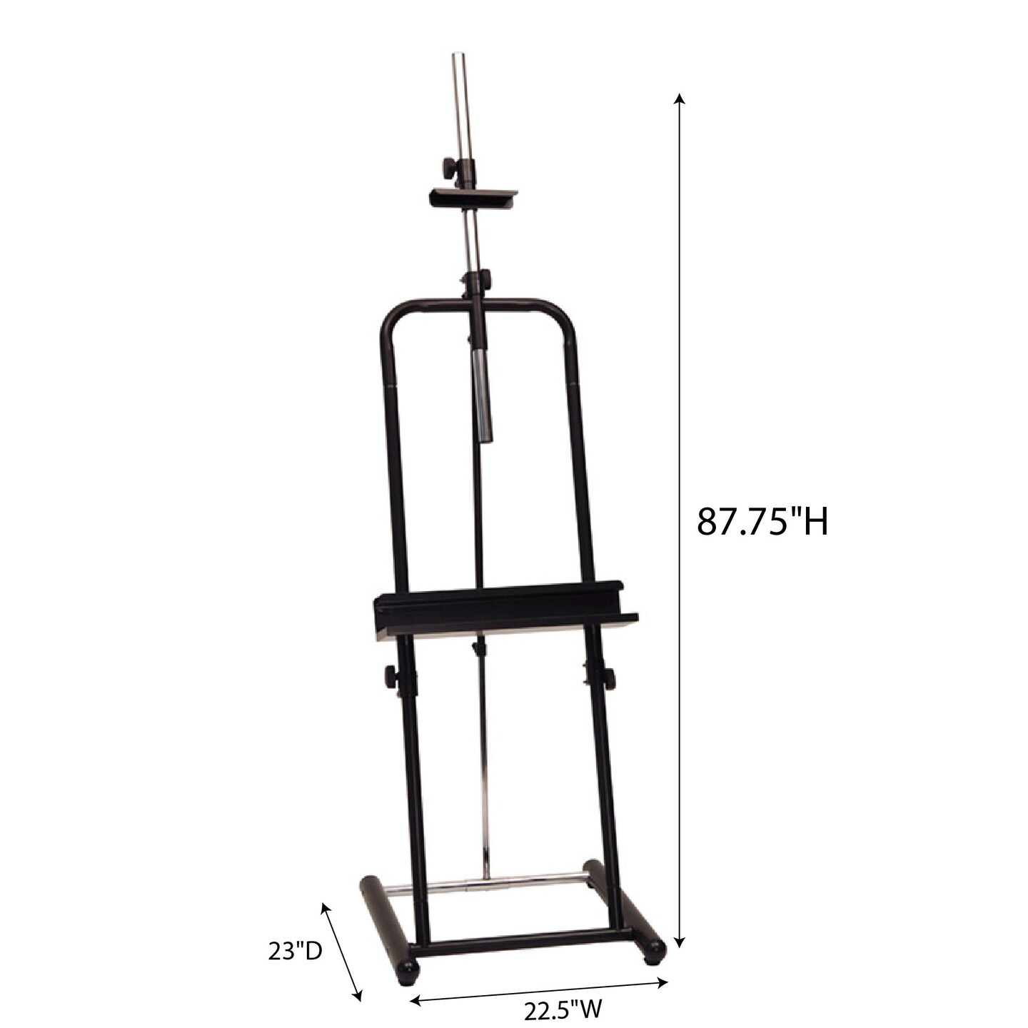 Deluxe Artist Easel For Large Canvases In Black Michaels