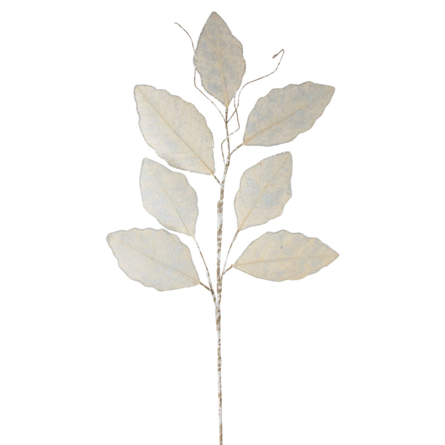 Melrose Set of 12 Silver Magnolia Leaf Artificial Sprays 31.5&#x22;