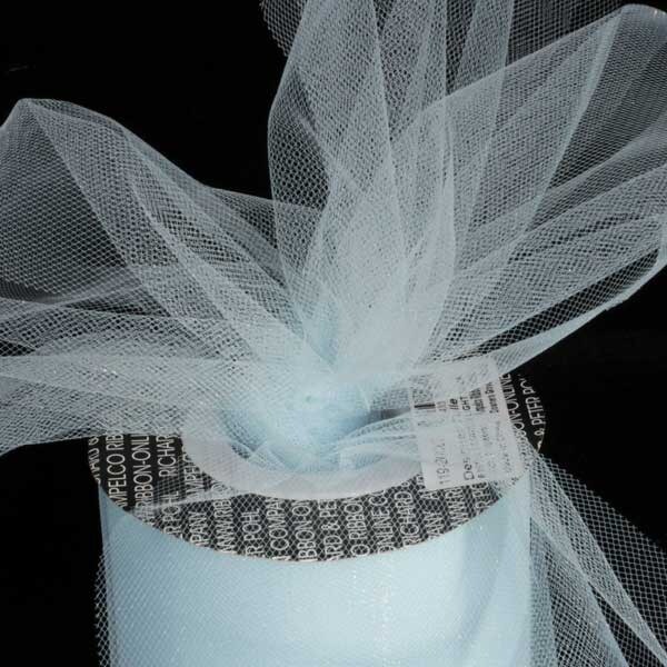The Ribbon People White Contemporary Tulle Craft Ribbon 3 x 550 Yards