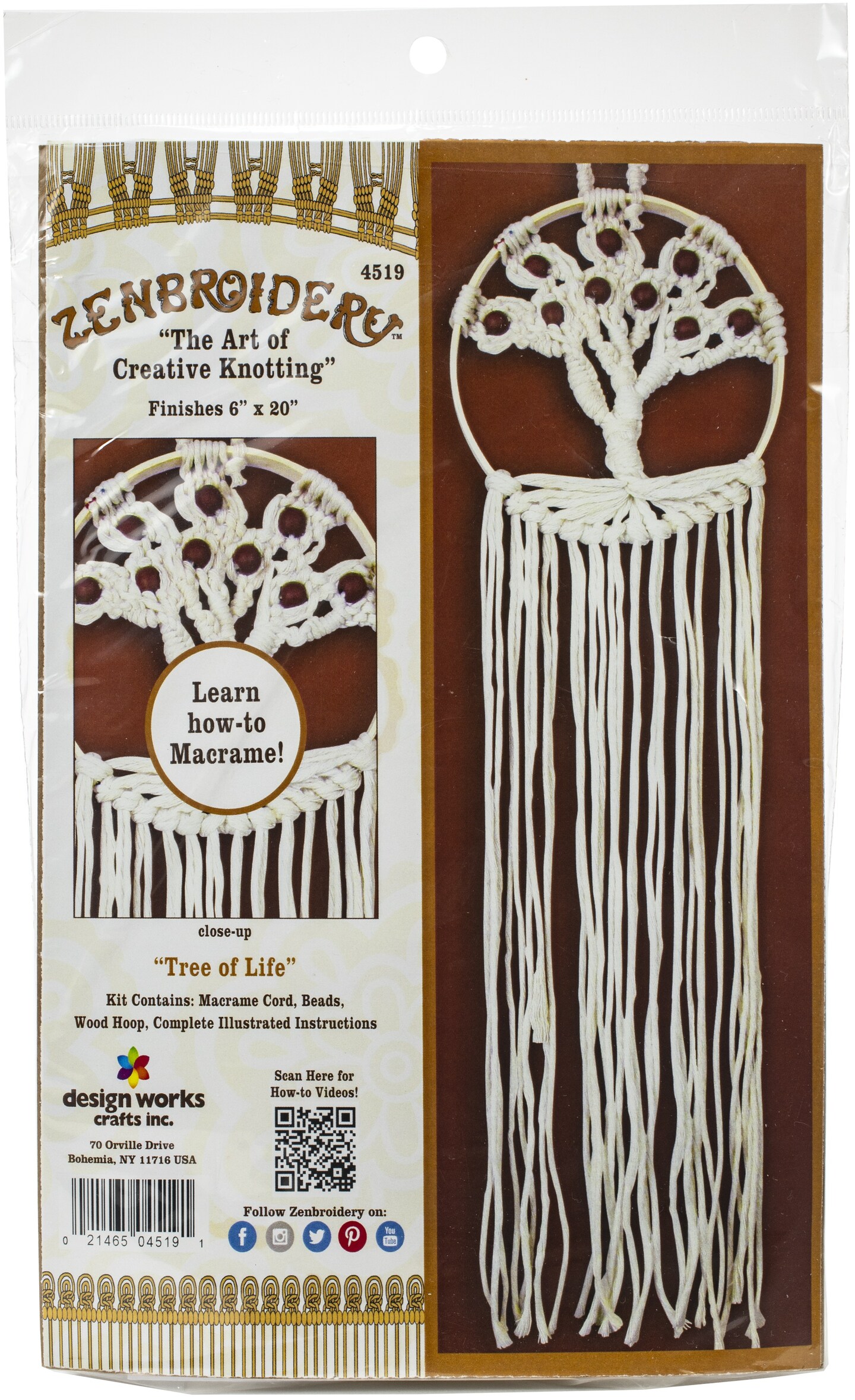 Tree of Life Wall Hanging Macrame Kit - Needlework Projects, Tools &  Accessories