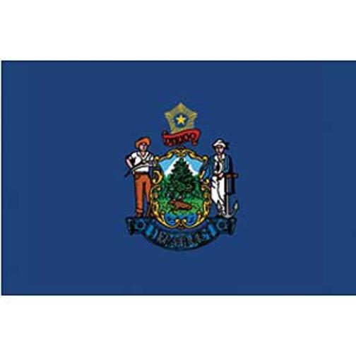 Maine Flag On A Stick 12&#x22; x 18&#x22;
