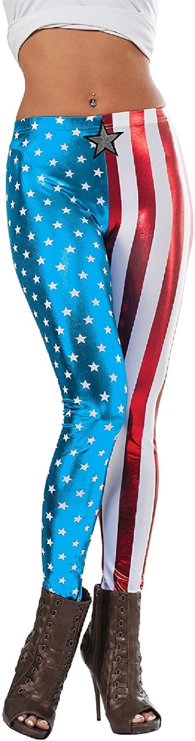 Rubies American Dream Women's Halloween Leggings - Large/ Extra Large