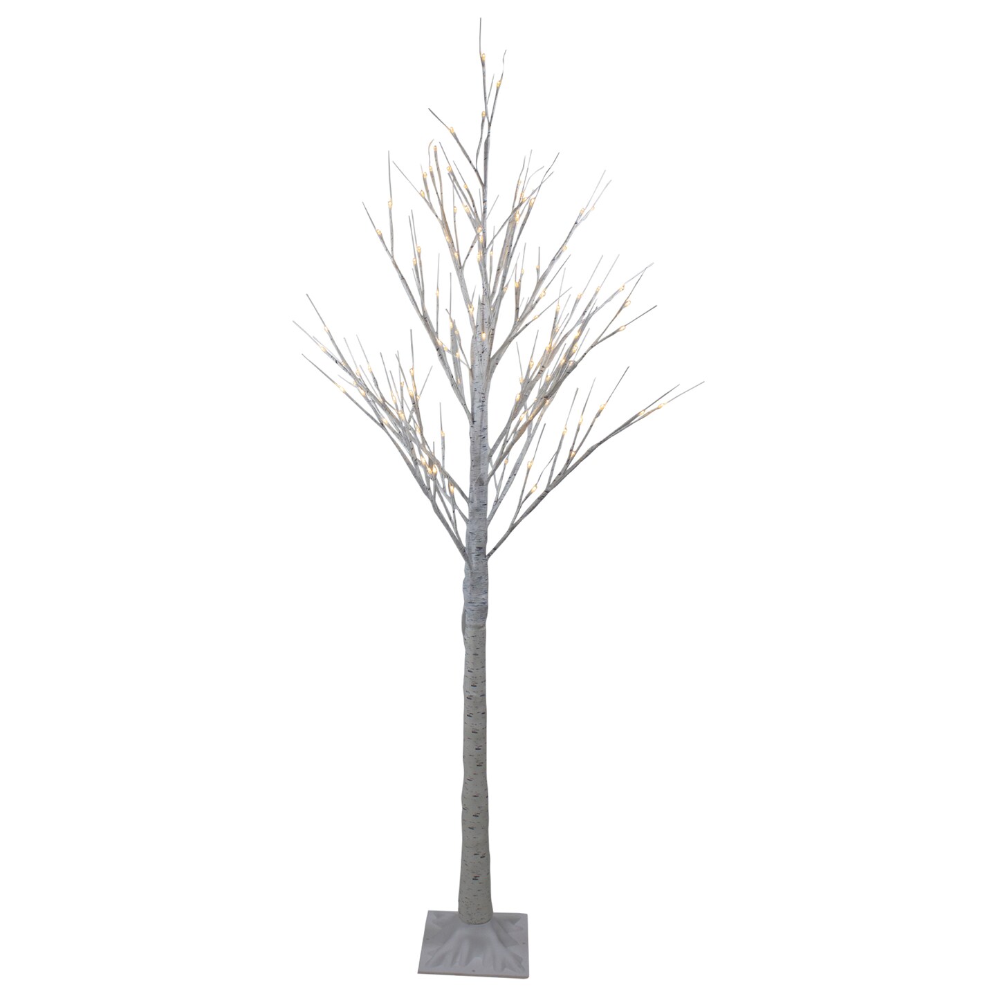 Northlight LED Lighted Christmas Birch Twig Tree Outdoor Decoration - 6&#x27; - Warm White Lights