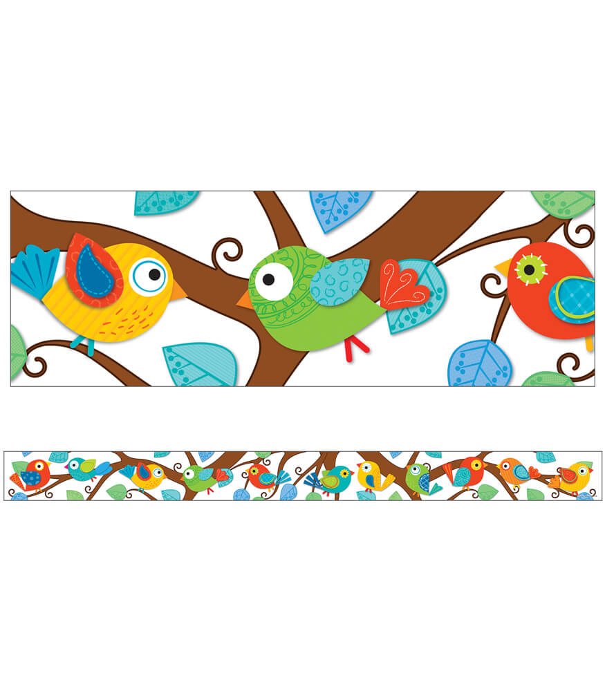 Carson Dellosa Boho Birds Straight Bulletin Board Borders Michaels
