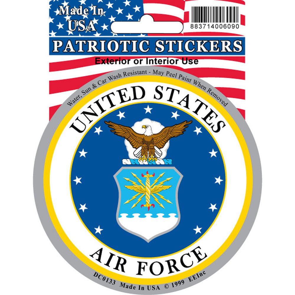 United States Air Force Sticker 3-1/4