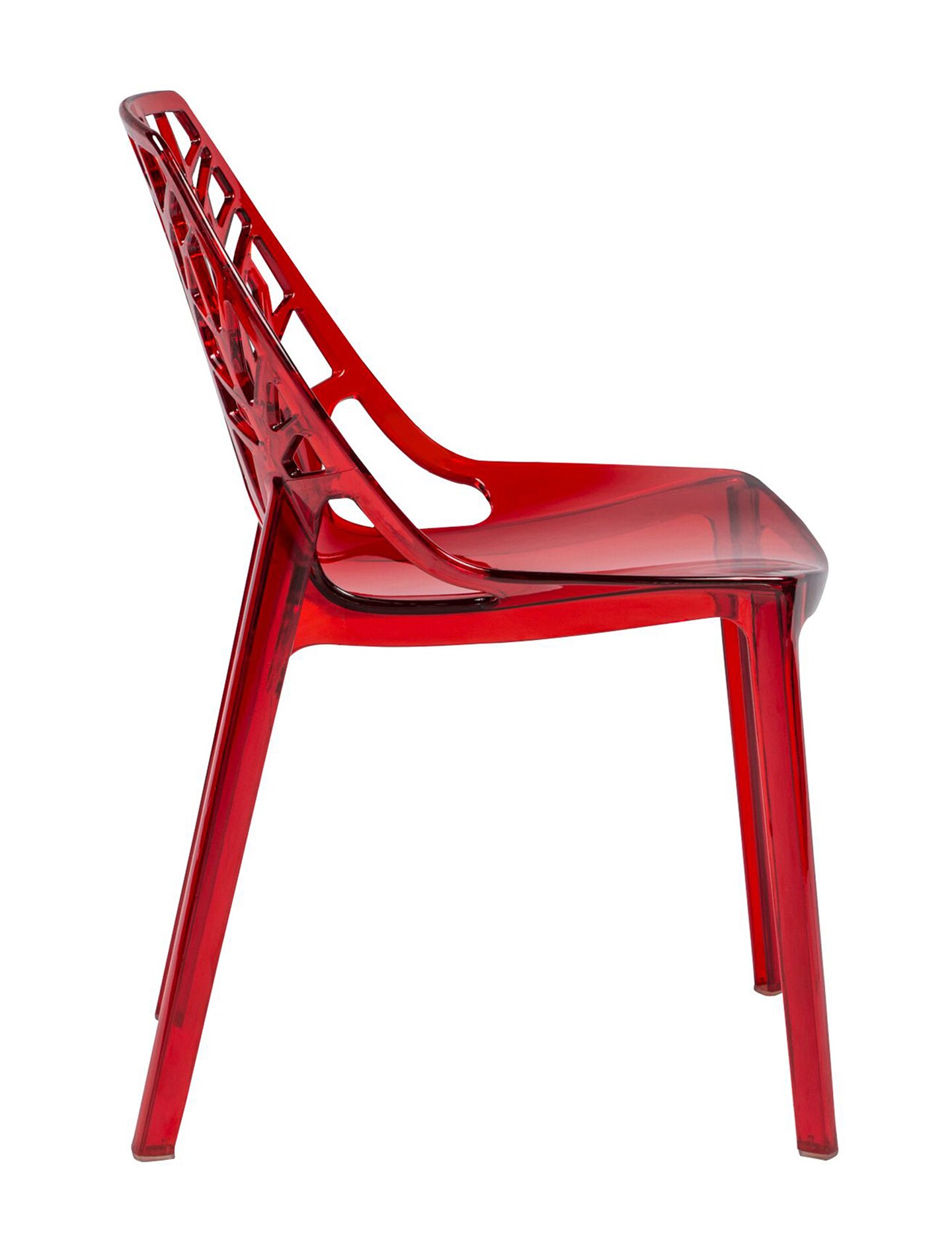 LeisureMod Cornelia Modern Dining Side Chair, Set of 2