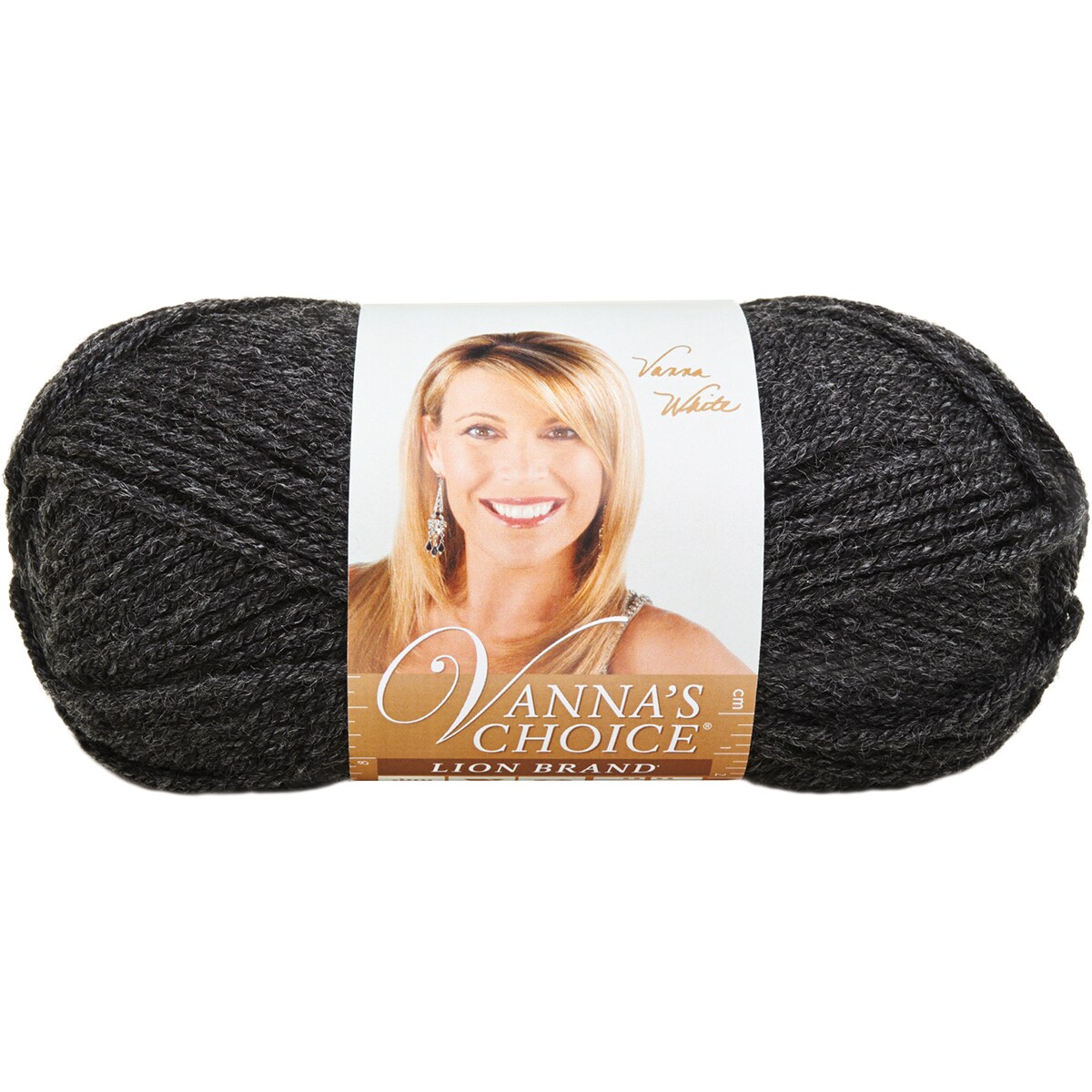 Lion Brand Vanna&#x27;s Choice Yarn-Dark Grey Heather