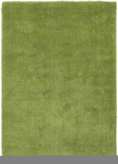 Tiwari Home 1.5' x 1.5' Lime Green Hand Tufted Plush Area Throw Rug
