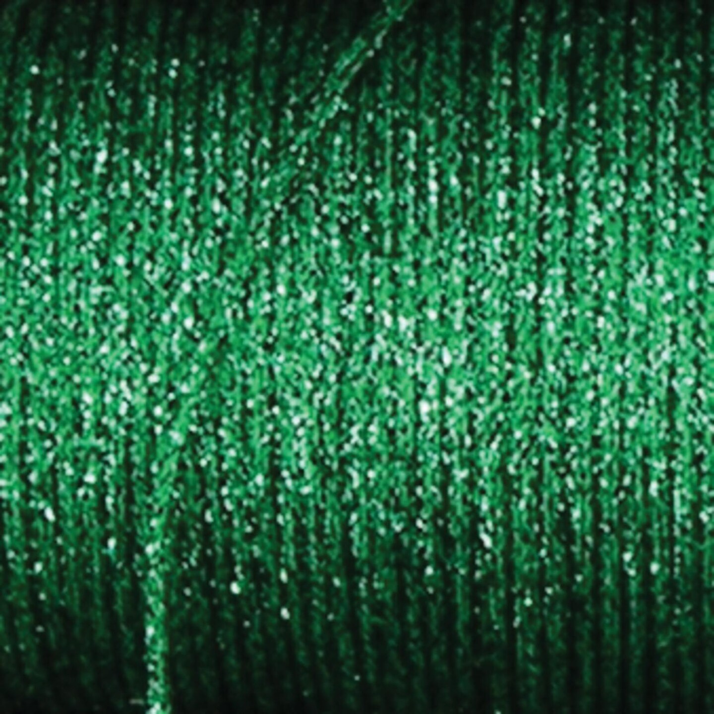 The Ribbon People Green Glitter Woven Craft Cord 0.25&#x22; x 100 Yards