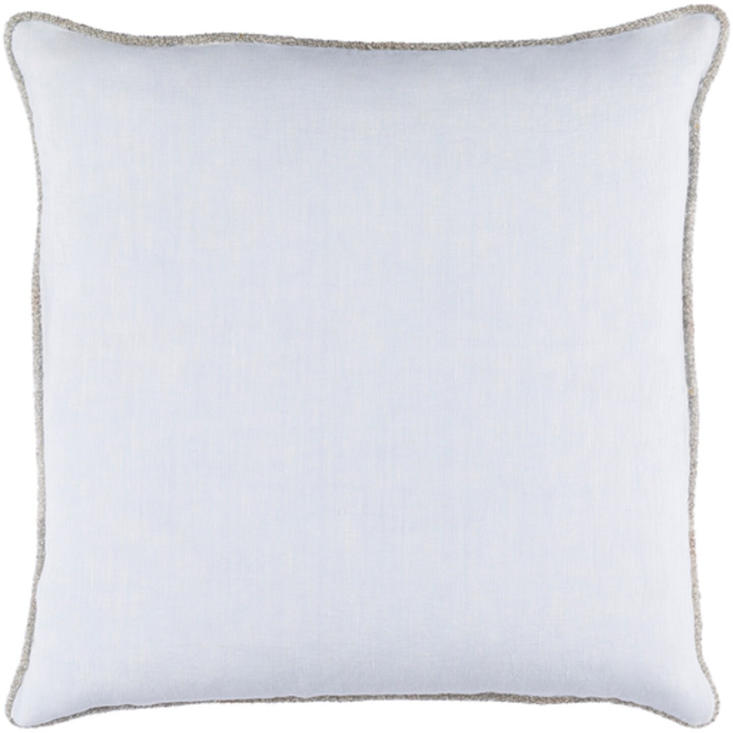 Solid Baby Blue Throw Pillow