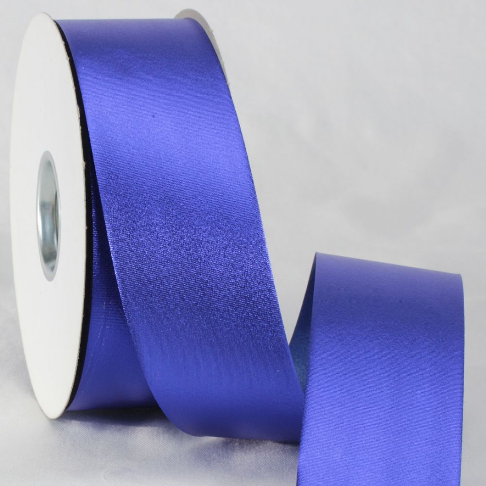 The Ribbon People Royal Blue Metallic Finish Ribbon 2&#x22; x 110 Yards