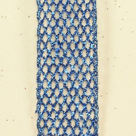 The Ribbon People Royal Blue Mesh Wired Craft Ribbon 6&#x22; x 20 Yards