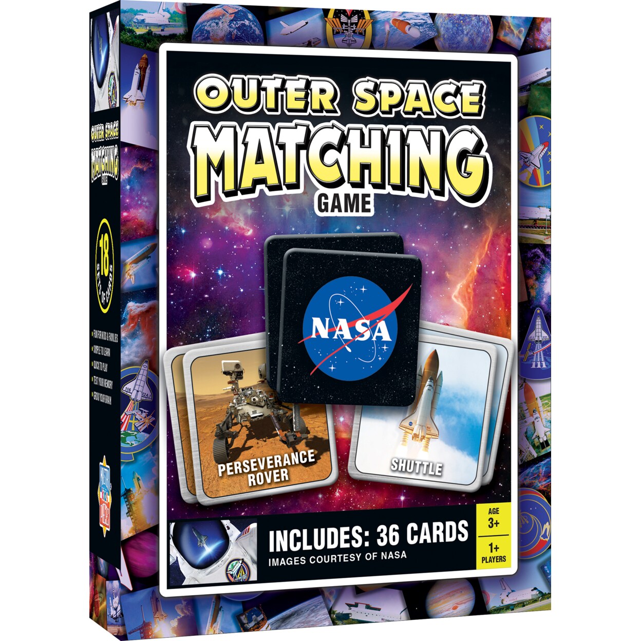Masterpieces Officially Licensed NASA Matching Game for Kids and Families