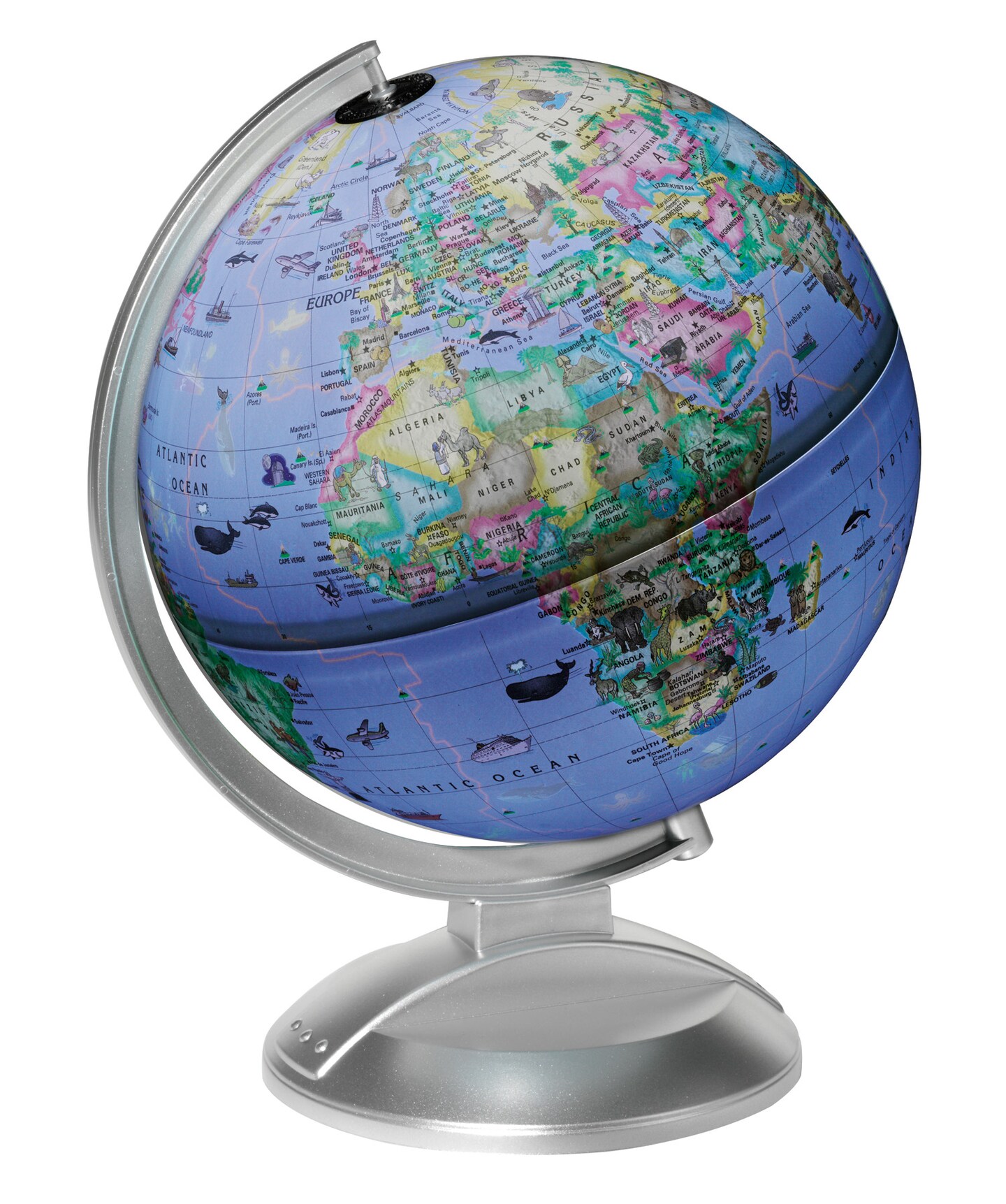 Globe 4 Kids 10" Diameter Illuminated Globe with Augmented Reality