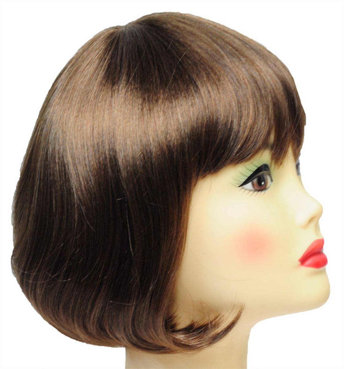 Perruque Courte Femme Maia 12 - Light Brown Doré, Synthétique, Taille M - Neuf Avec étiquettes