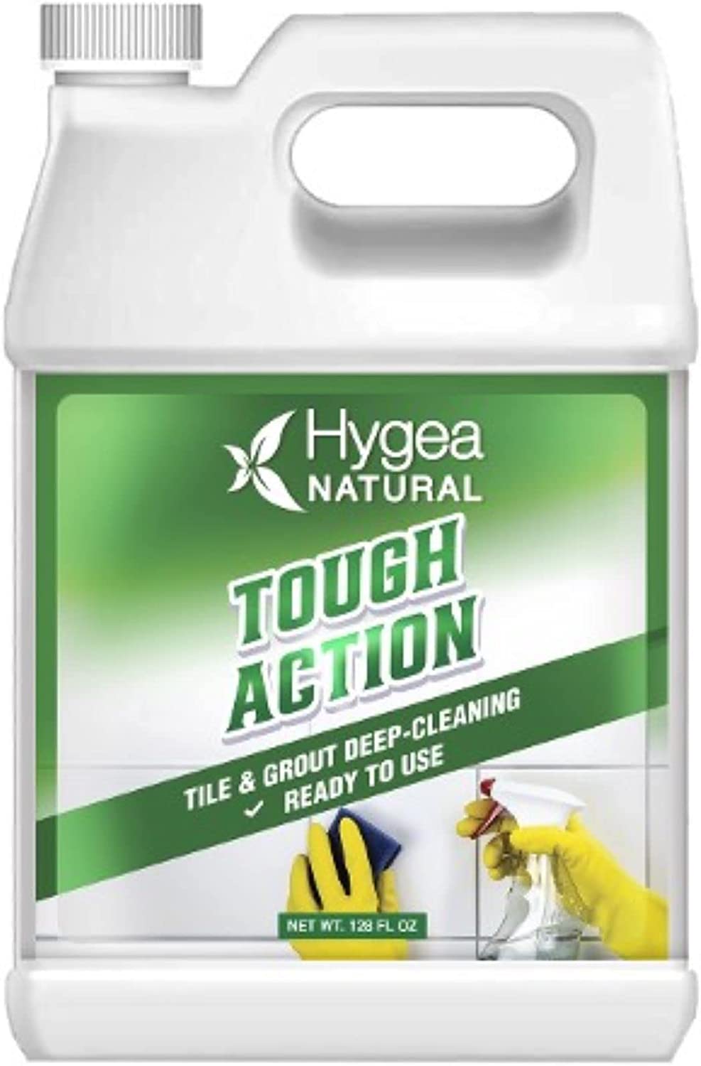 Hygea Natural Tough Action - Tile & Grout Deep-Cleaning (Ready to Use) Gallon 128 oz