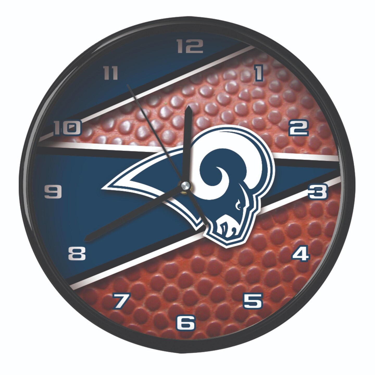 The Memory Company 11.5" Blue and White NFL Los Angeles Rams Wall Clock