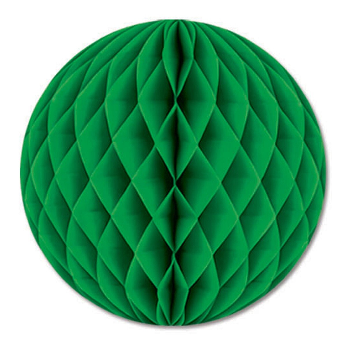 Beistle Club Pack of 24 Green Honeycombs Hanging Tissue Ball St Patrick's Day Decor 12"