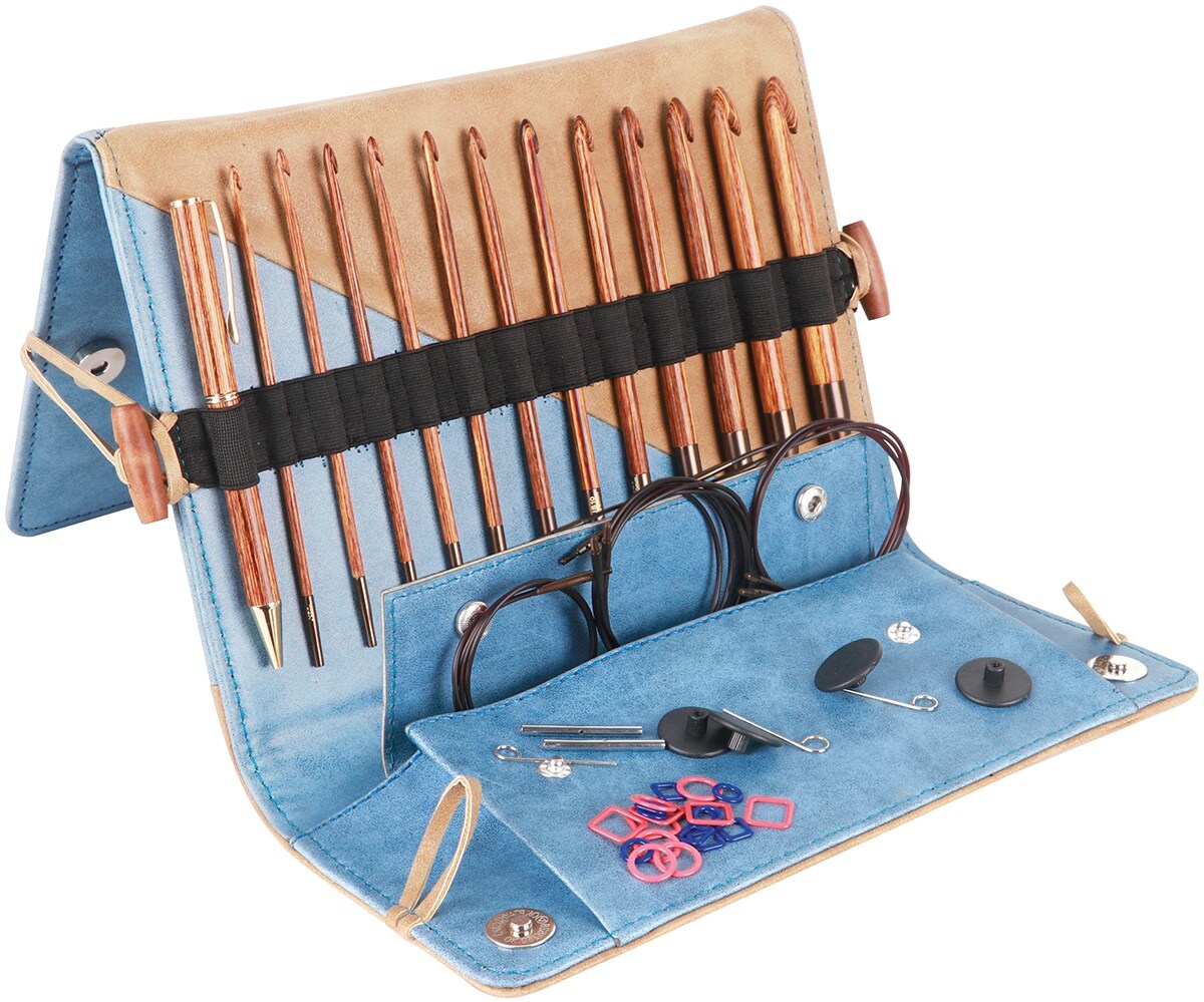 KnitPro-Ginger Interchangeable Crochet Hooks Set-Set Of 12 - Assorted Sizes