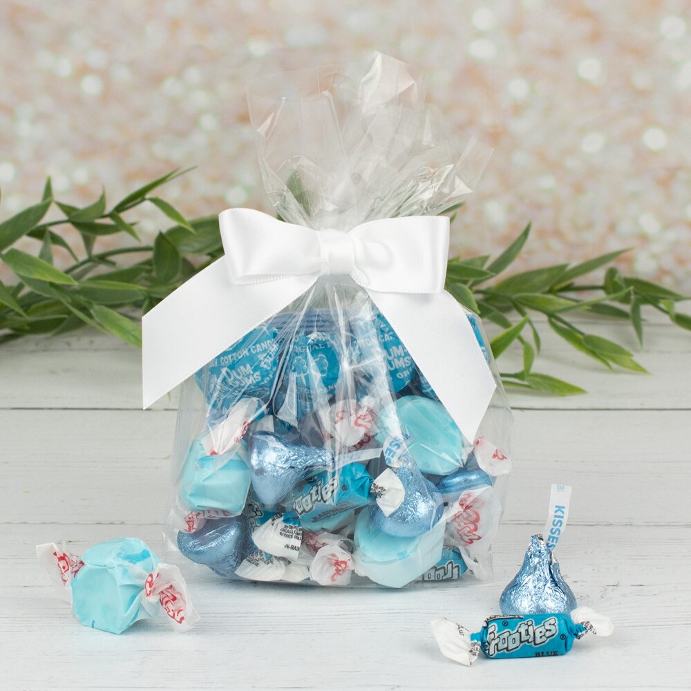 Clear Goodie Bag with Ribbon (1 pack of 20) | Kiddy Companion