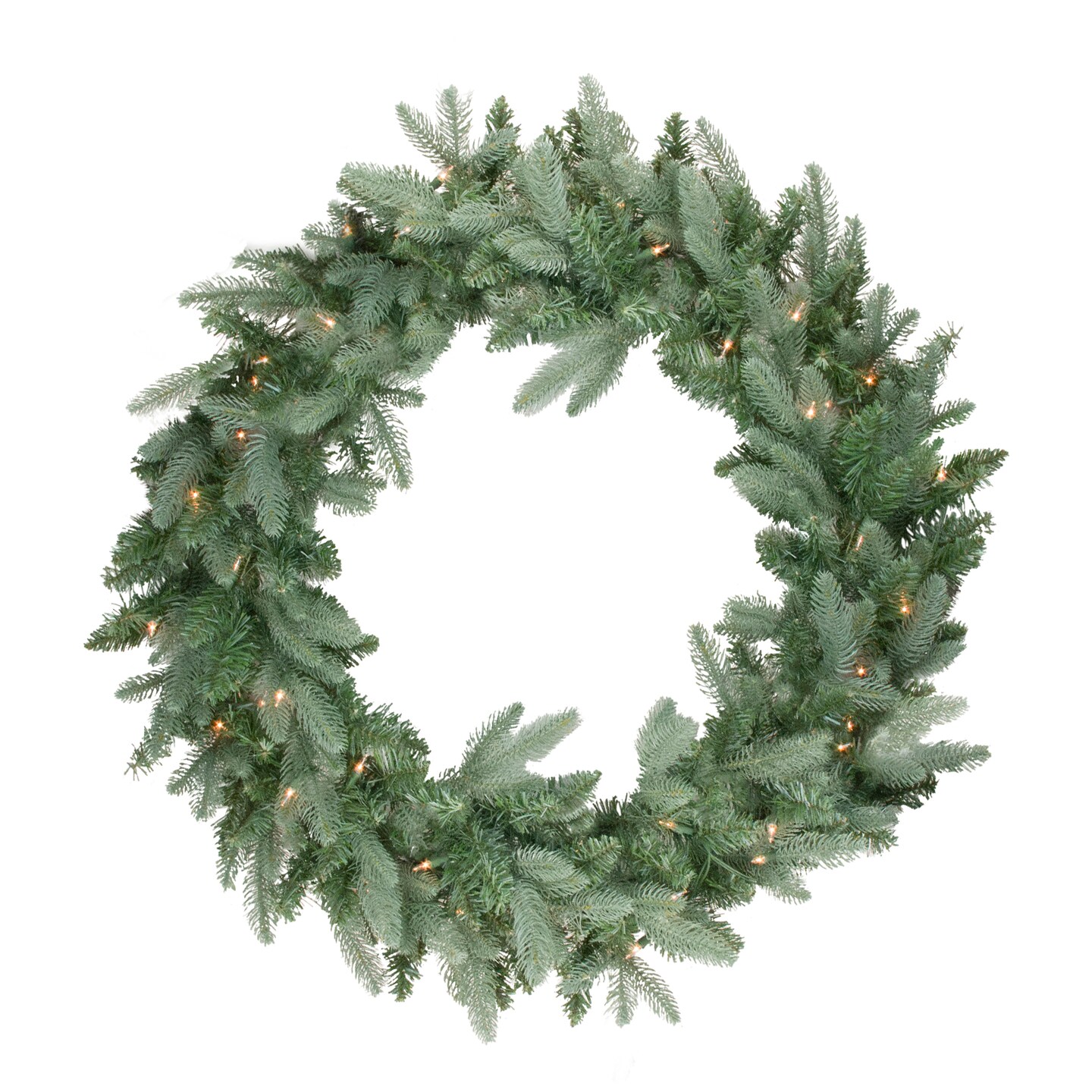 Northlight Real Touch&#x2122;&#xFE0F; Pre-Lit Washington Frasier Fir Artificial Christmas Wreath - 36&#x22; - Clear Lights