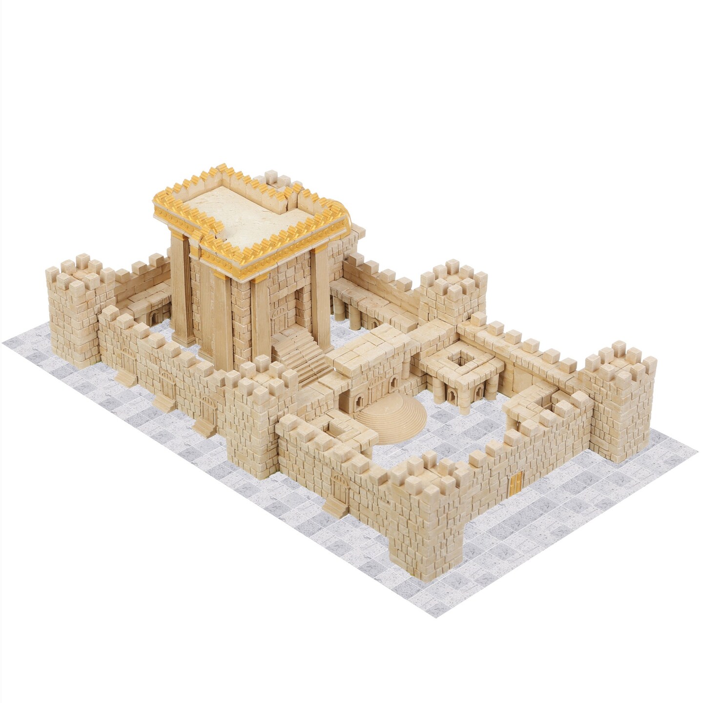 Wise Elk Mini Bricks Construction Set - Third Temple Model, 1700 pcs
