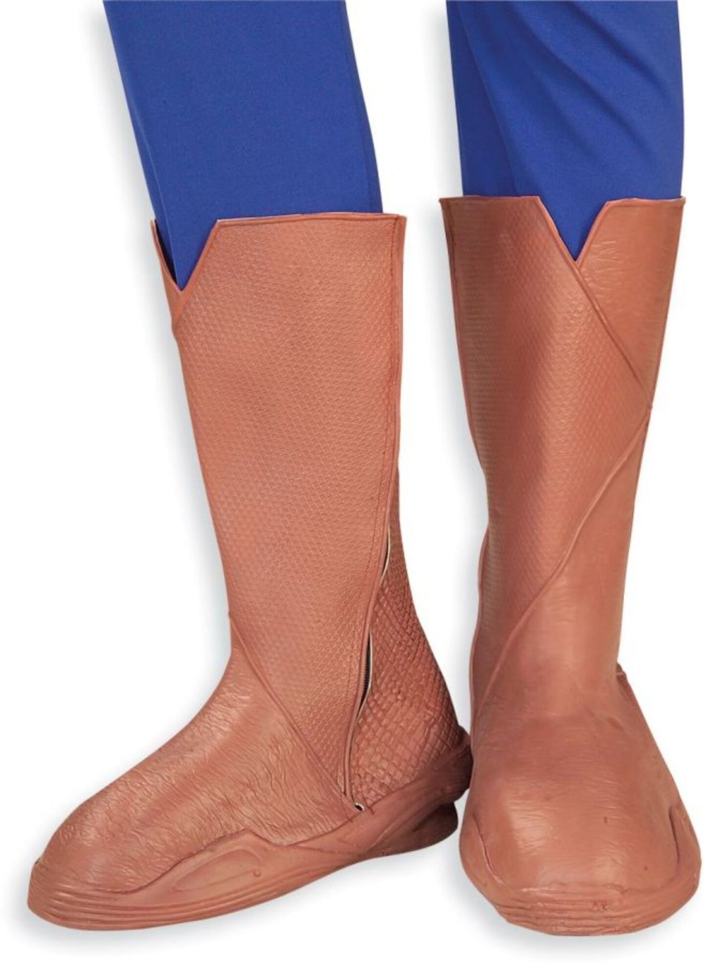 The Costume Center Brown and Black Superman Unisex Adult Halloween Boot Tops Costume Accessory - One Size