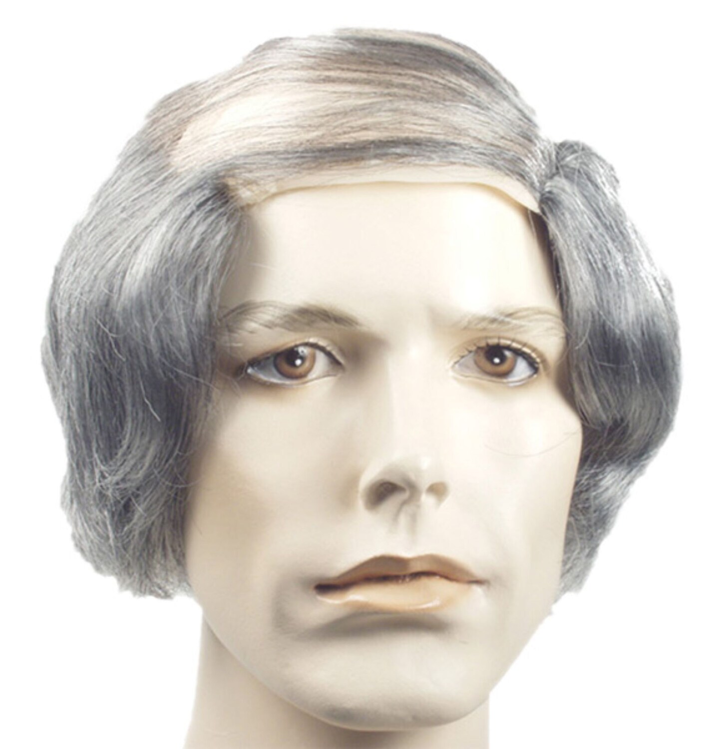 The Costume Center Gray and Beige Bald Comb Over Halloween Wig