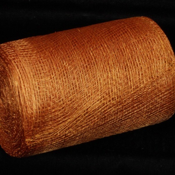 The Ribbon People Antique Gold Sinamay Abaca Fiber Craft Ribbon 5&#x22; x 32 Yards
