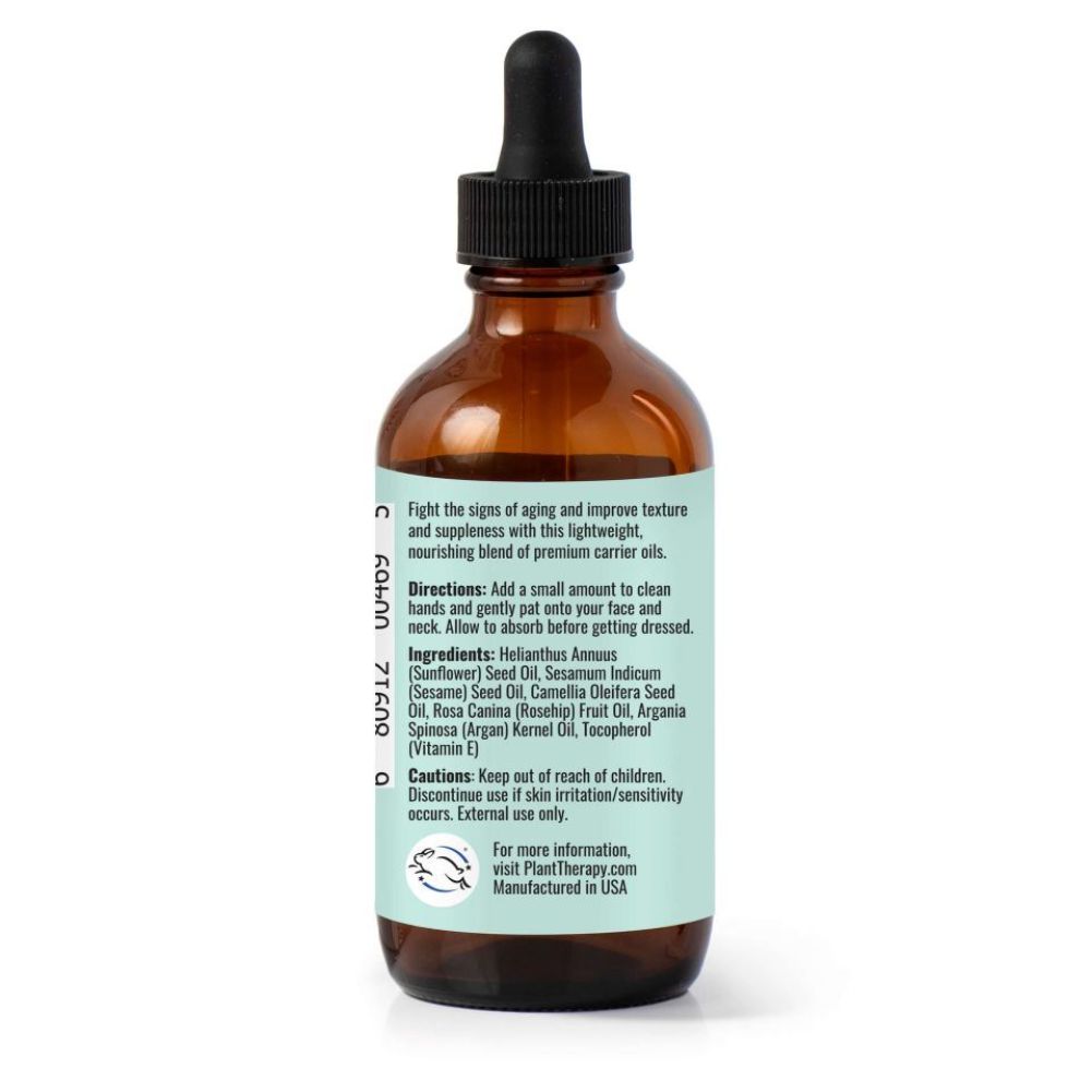 Plant therapy - Younger Glo Facial Oil for Aromatherapy, Essential Oil or Massage use, 4 oz