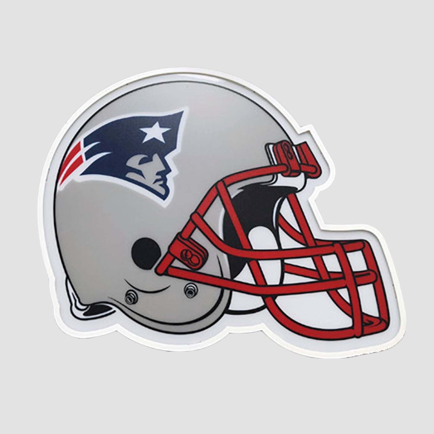 The Memory Company 13.5&#x22; Red and Blue NFL New England Patriots LED Helmet Lamp