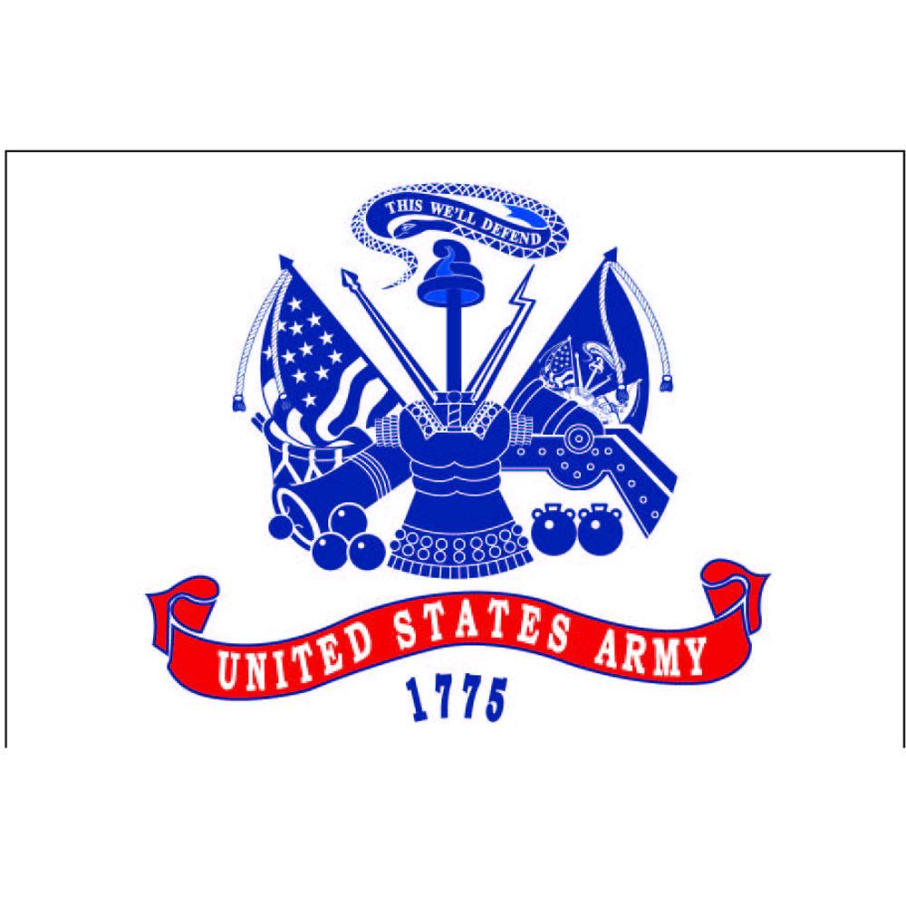 United States Army 1775 Flag On Stick 4&#x22; x 6&#x22;