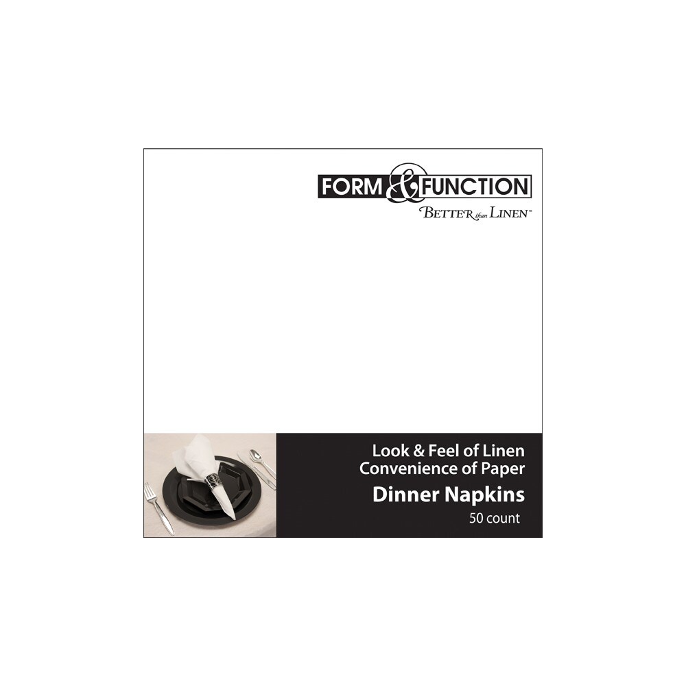Party Central Club Pack of 600 Classic White Solid 3-Ply Disposable Dinner Napkins 8&#x22;