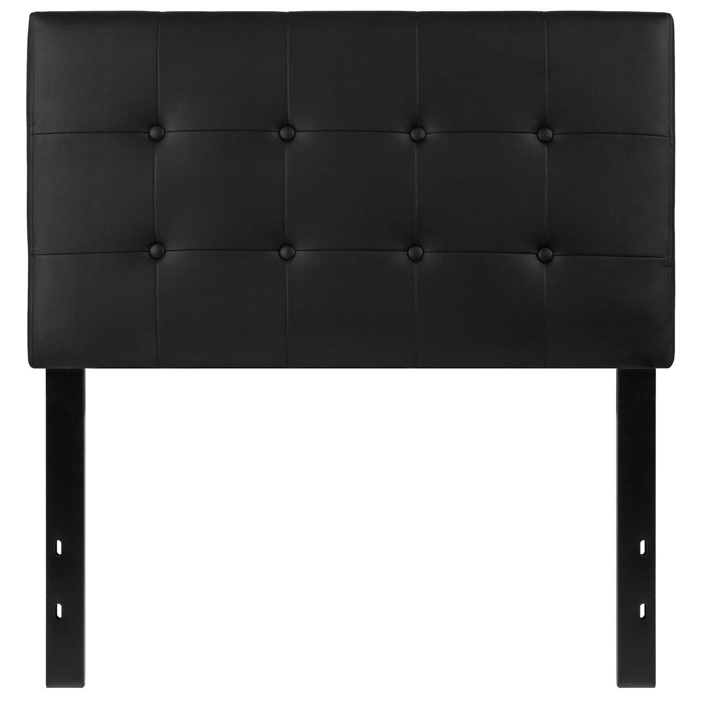 Flash Furniture 54.75" Black Contemporary Button Tufted Headboard - Twin Size