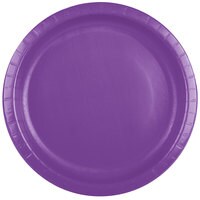 Party Central Club Pack of 240 Purple Contemporary Disposable Banquet Dinner Plates 10