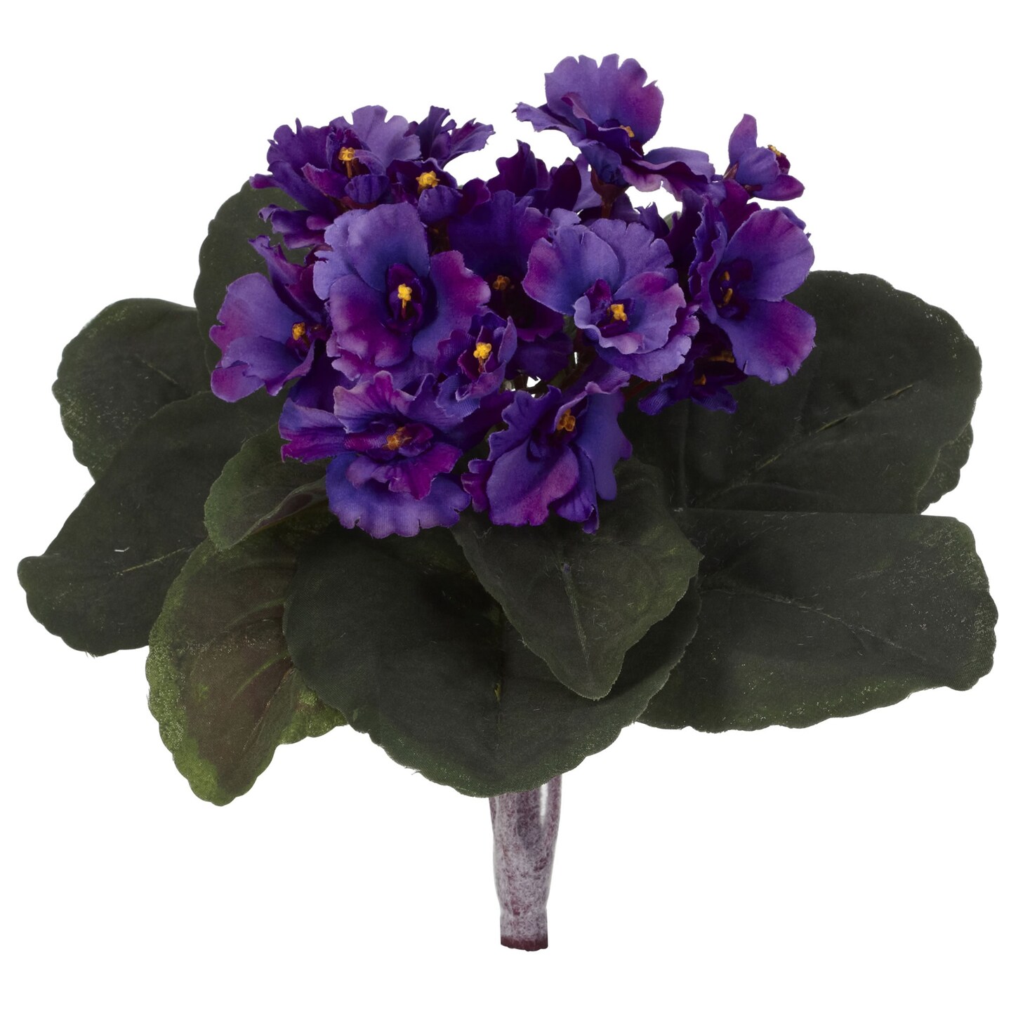 Nearly Natural Set of 6 African Violet Artificial Plants 9"