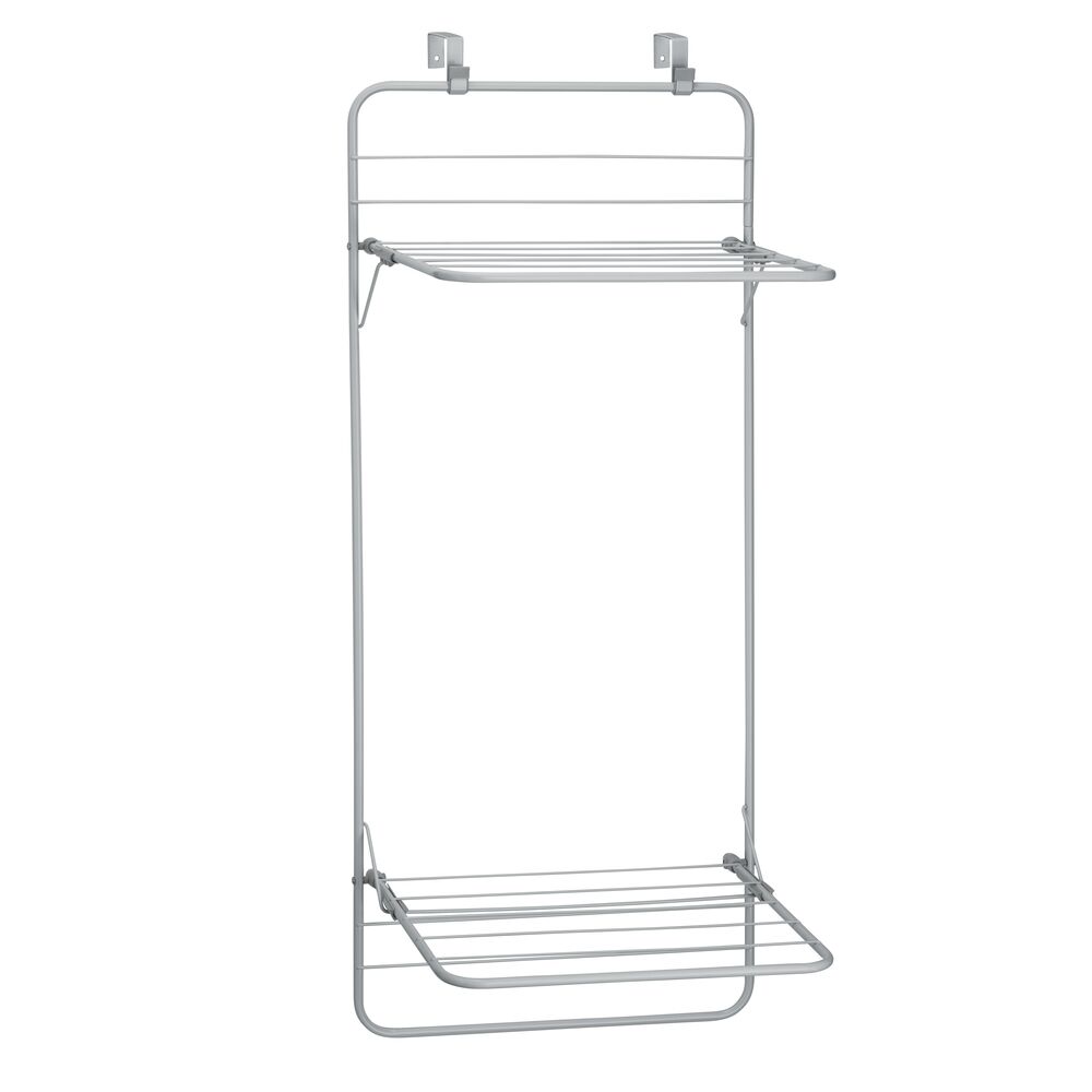 mDesign Steel Over the Door Laundry Drying Rack - Thumbnail 3