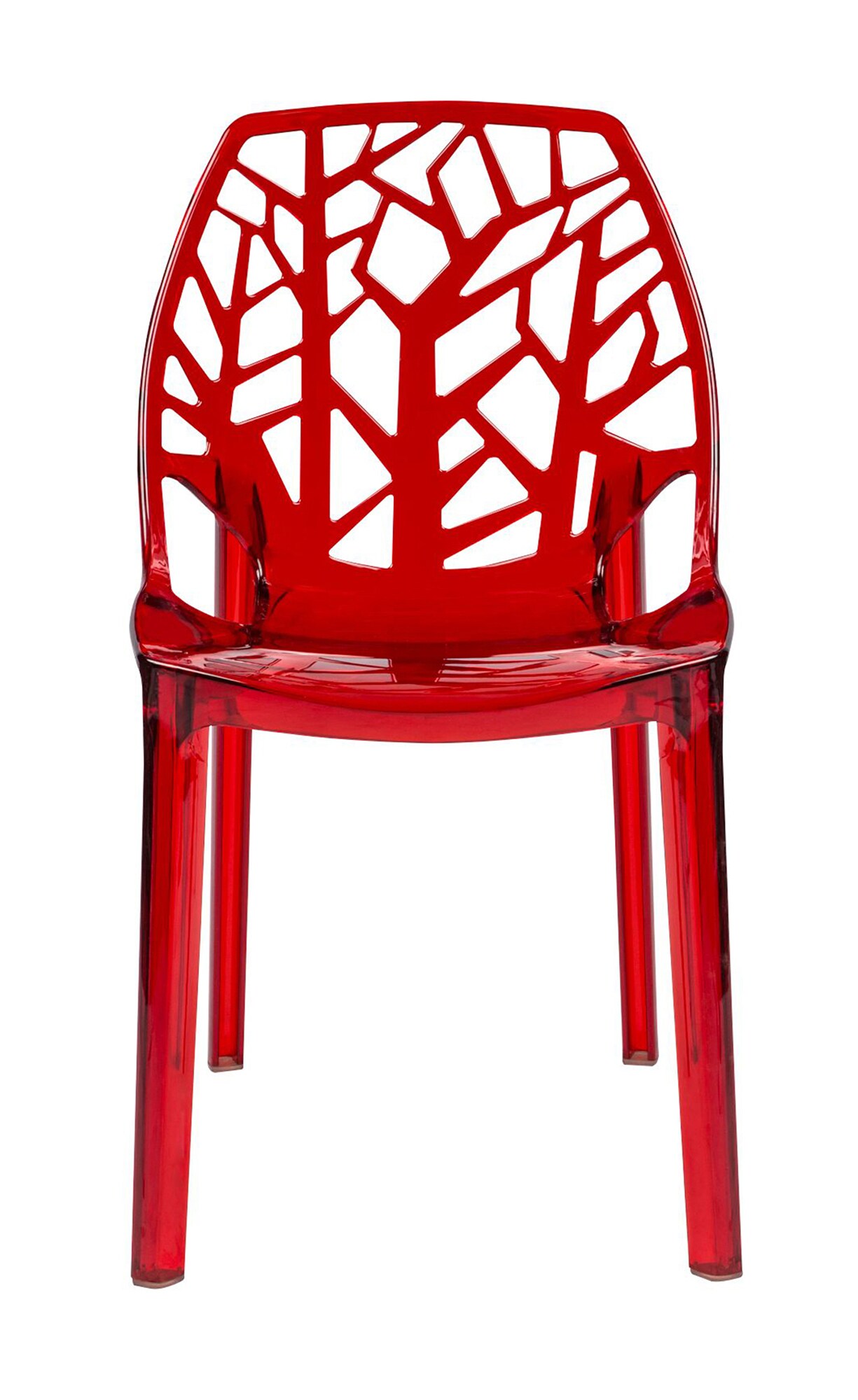 LeisureMod Cornelia Modern Dining Side Chair, Set of 2