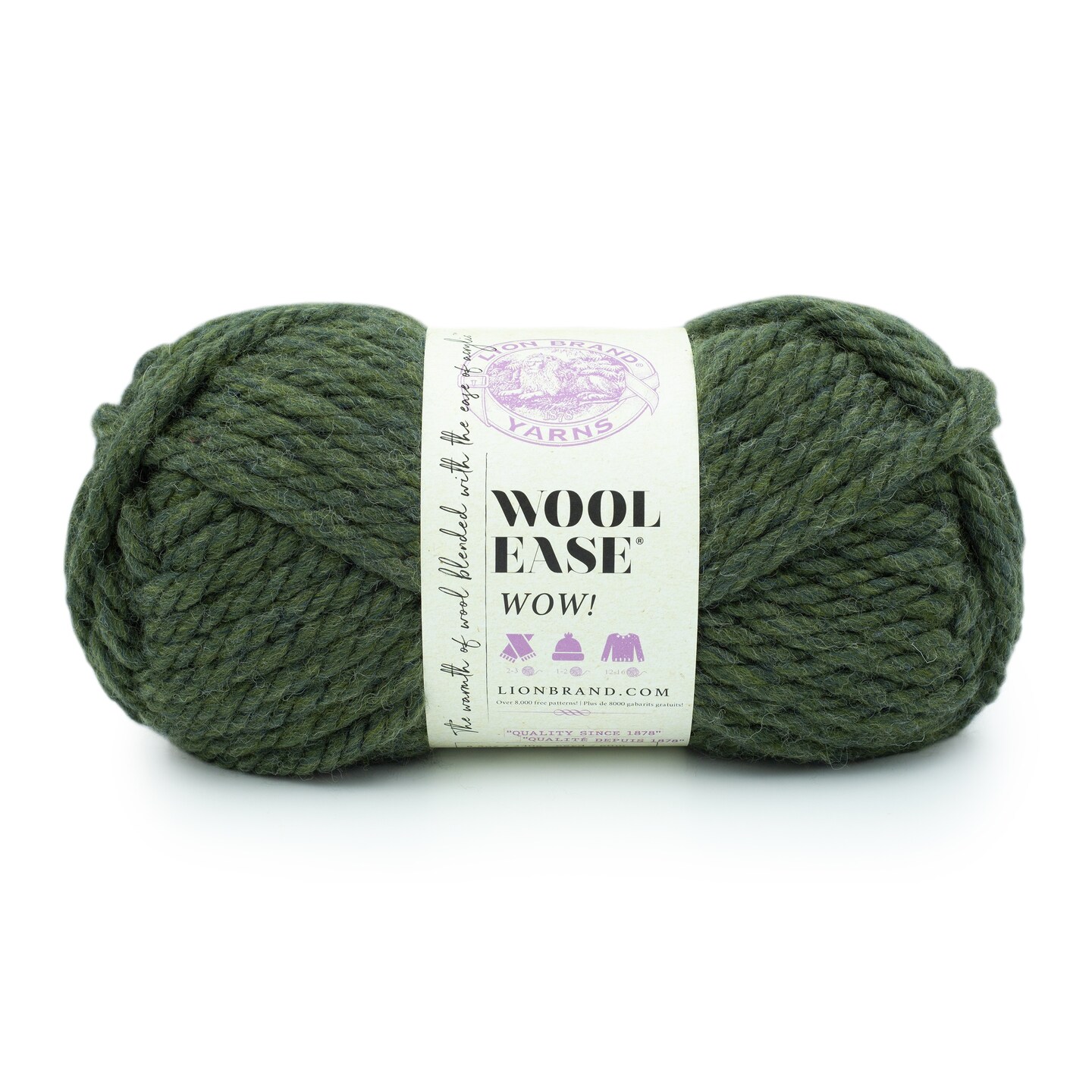 Lion Brand Wool-Ease WOW Yarn-Olive -624-404 : : Home