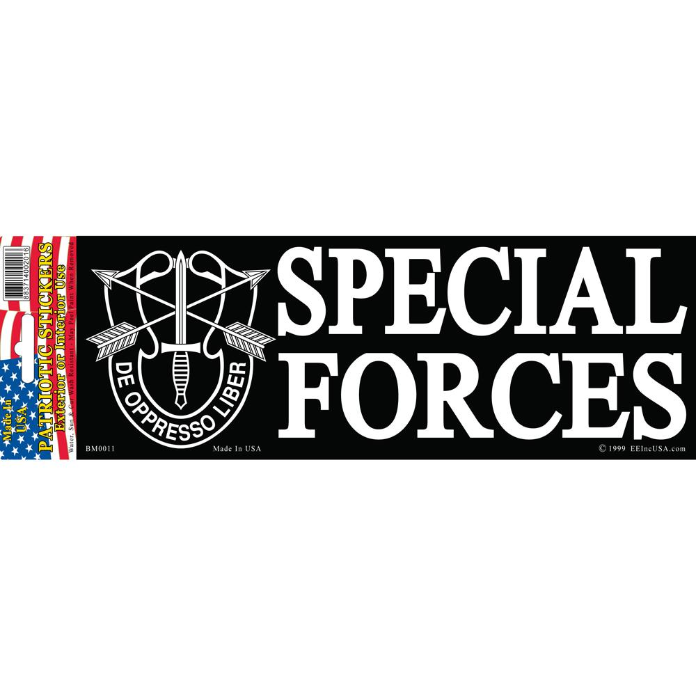 Special Forces Bumper Sticker 3-1/4&#x22;X9&#x22;