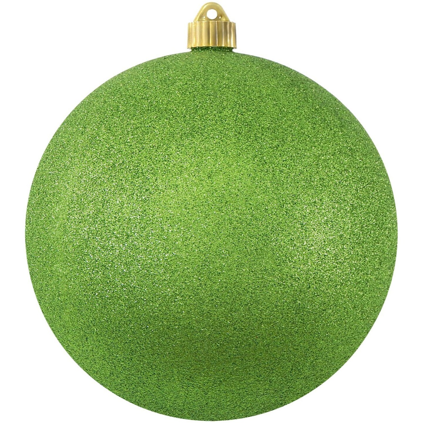 Christmas by Krebs Lime Green Shatterproof Glitter Christmas Ball Ornament 8&#x22; (200mm)
