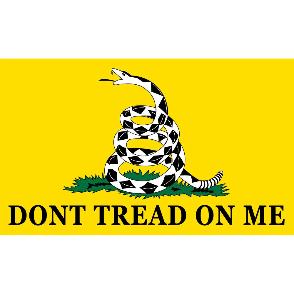 Don&#x27;t Tread On Me Flag with Grommets 2ft x 3ft