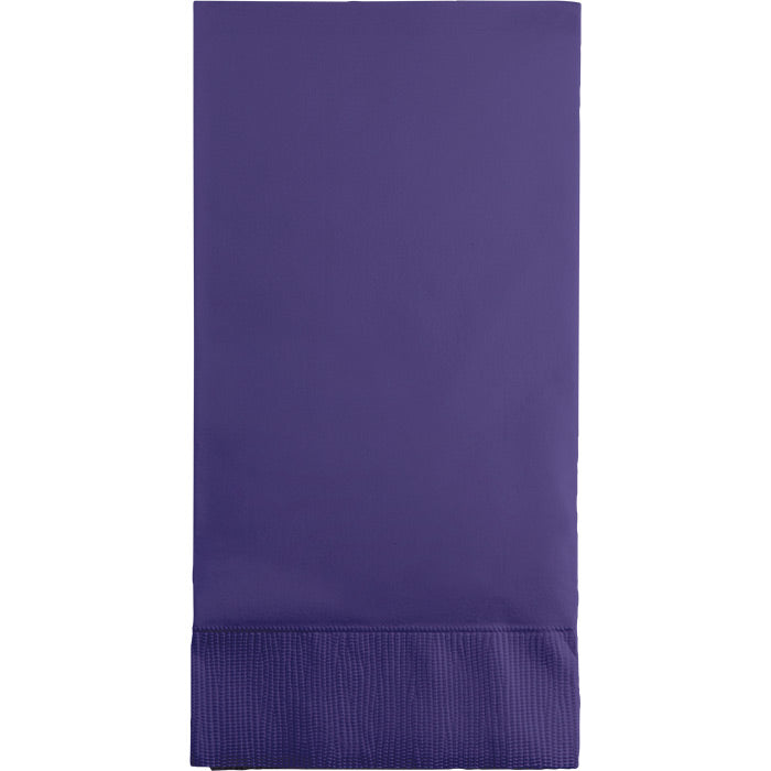 Purple Guest Towel, 3 Ply, 16 ct